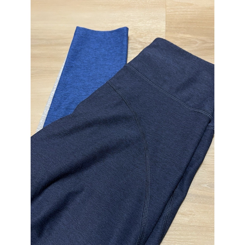 Outdoor Voices Dipped Warmup 7/8 Leggings Size XS Blue Gray